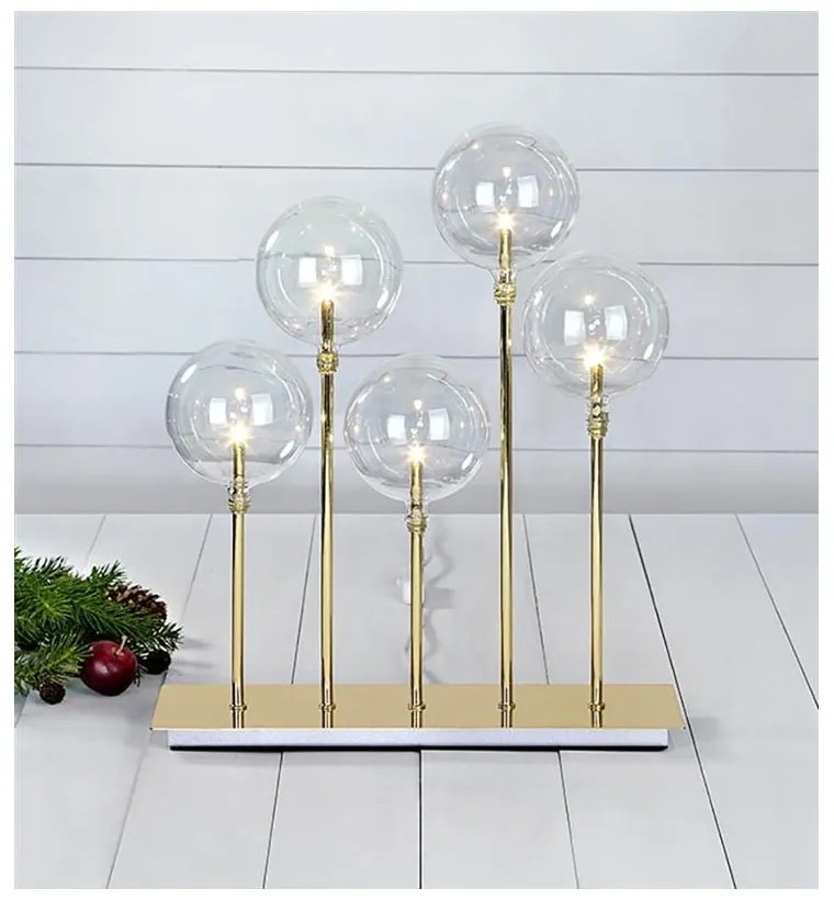 Коледна светлинна украса златна – Markslöjd