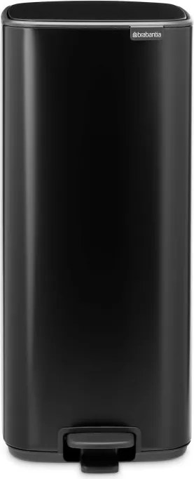 Кош за боклук Brabantia Bo Pedal 1010139, 30 л, Леко затваряне, Противоплъзгаща основа, Черен