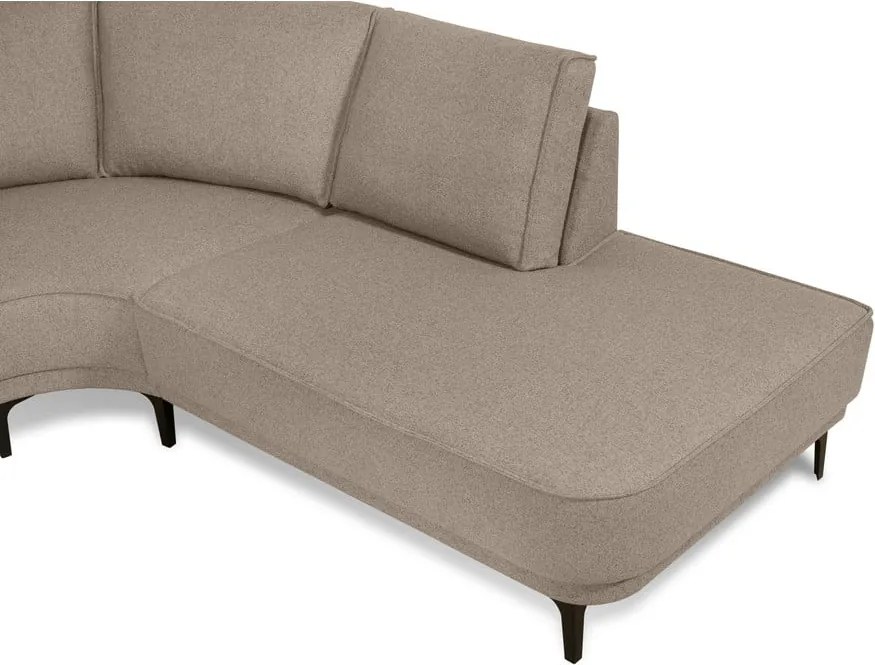 Светлокафяв ъглов диван (десен ъгъл) Copenhagen – Scandic