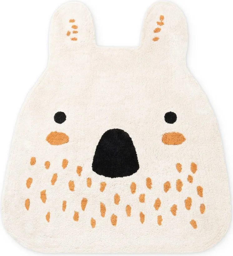 Кремав памучен детски килим подходящ за пране/ръчно изработен 120x137 cm Snuggle Nienchen – Hanse Home