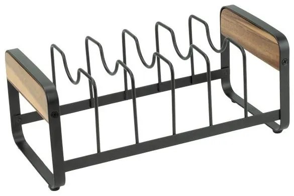 Horecano - Органайзер за капаци 27x13,5xh11см черен мат HOME-(WK810750)