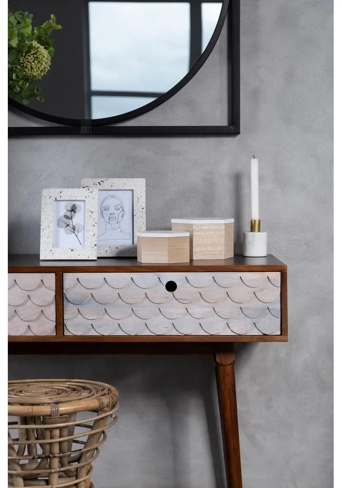 Кремава дървена рамка 19x24 cm Mimo - Premier Housewares