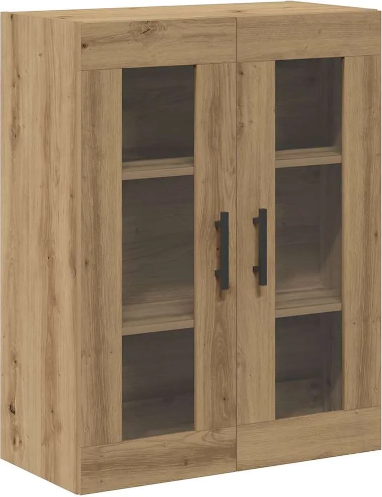 857333 vidaXL Сайдборд, дъб артизан, 69,5x34x90 см, инженерно дърво