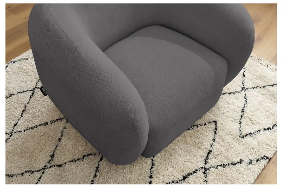 Тъмносиво кресло Celine – Bobochic Paris