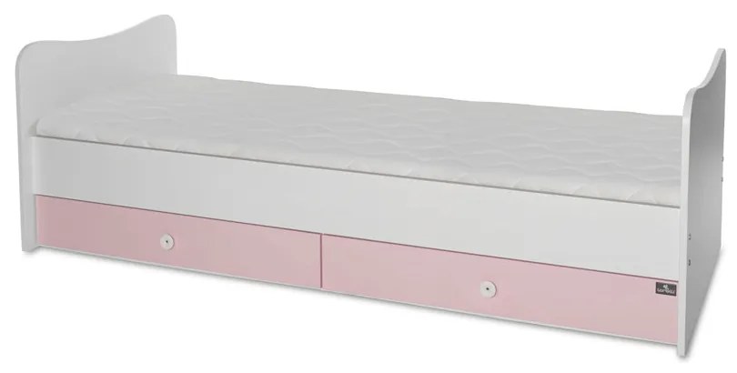 LORELLI Classic Трансформиращо се легло-люлка 190/72 см. MINI MAX БЯЛО/ORCHID PINK