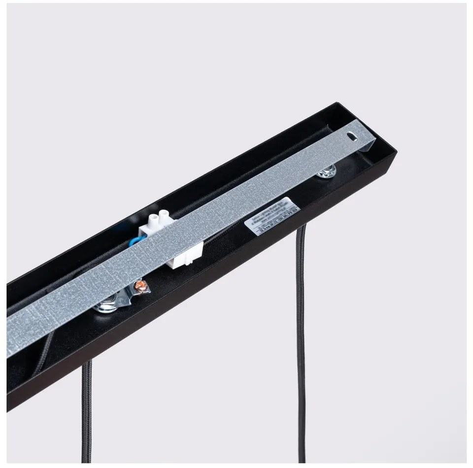 Черно висящо осветително тяло Gleam – Sollux