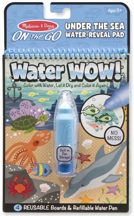 Melissa &amp; Doug - Книжка за оцветяване на водна основа - Подводен свят