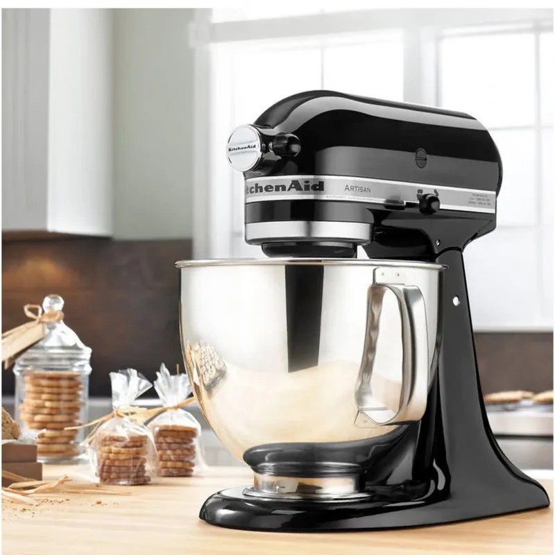 Планетарен миксер Artisan Elegance KitchenAid 5KSM175PSEOB, 300 W, 4.8 л, Direct drive, 10 скорости, Onyx Black