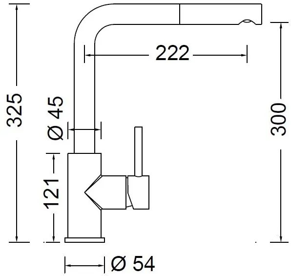 Кухненски кран Eurorama Inox 702609
