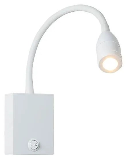 Zambelis H33 - LED Гъвкав малко лампа LED/3W/230V бял