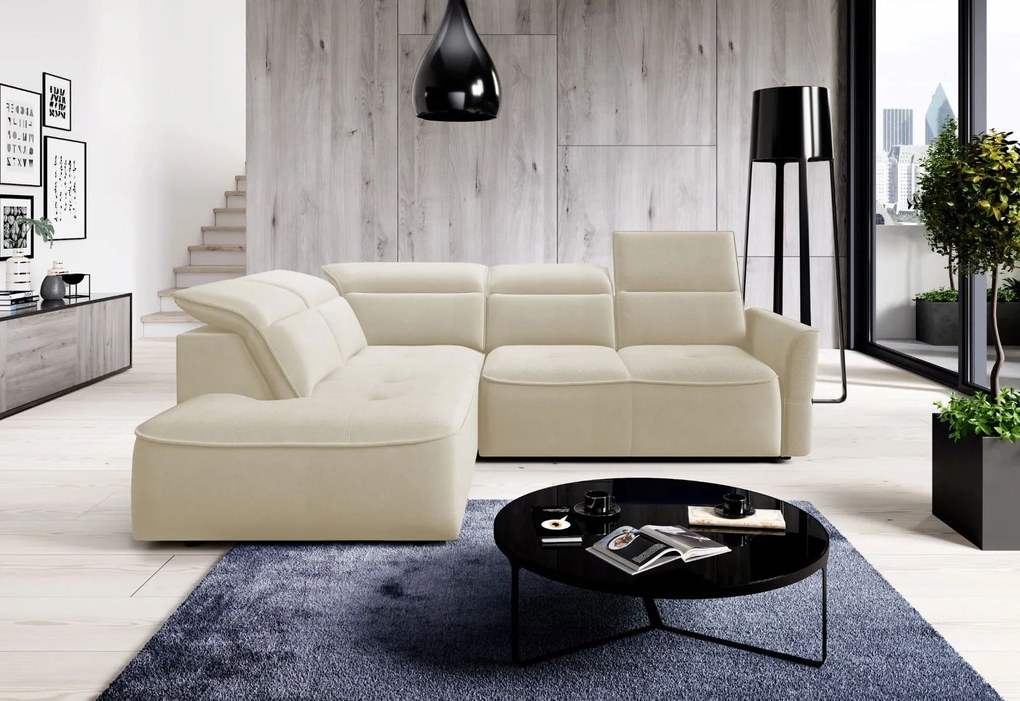 Ъглов диван Morello L-Ekrou-Left