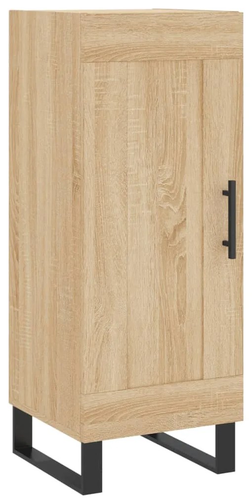 830471 vidaXL Сайдборд, дъб сонома, 34,5x34x90 см, инженерно дърво