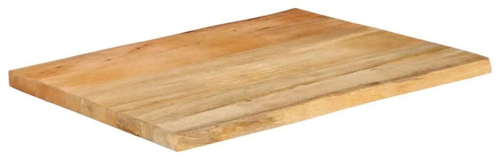 370715 vidaXL Плот за маса, 70x60x2,5 см, жив ръб, масивно дърво манго