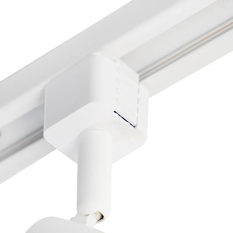 Модерна релсова система с 3 прожектора 1-фазен бял - Jeany