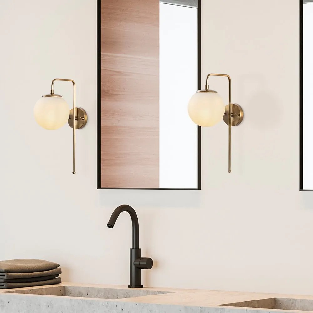 Стенна лампа в златисто Viran – Opviq lights