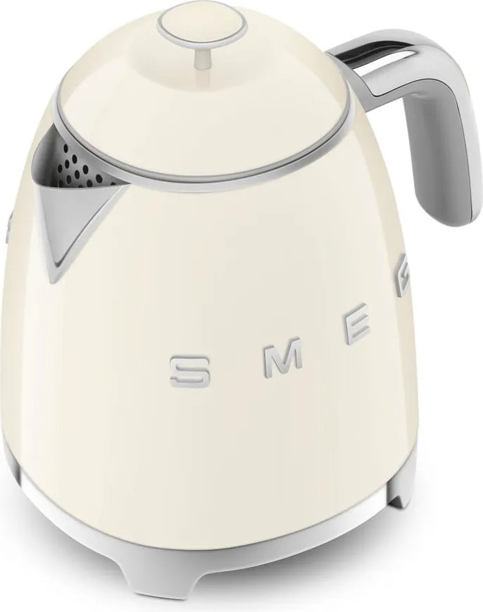 Кремава електрическа кана от неръждаема стомана 800 ml Retro Style – SMEG