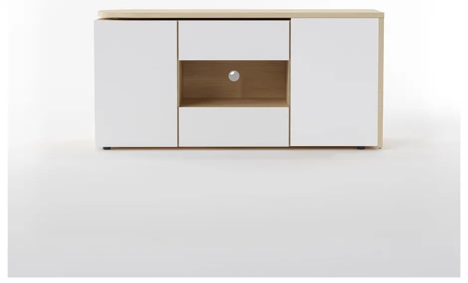 Работна маса с дъбов плот 48x159 cm Tango – TemaHome