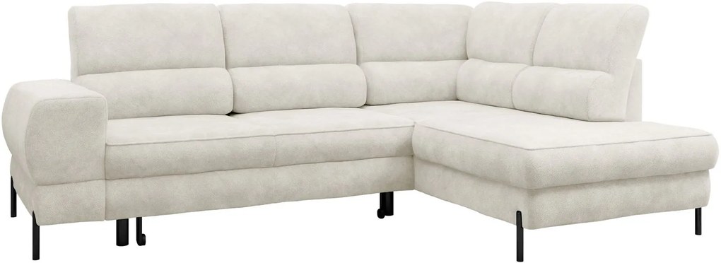 Ъглов диван Clinton-Екрю-Десен