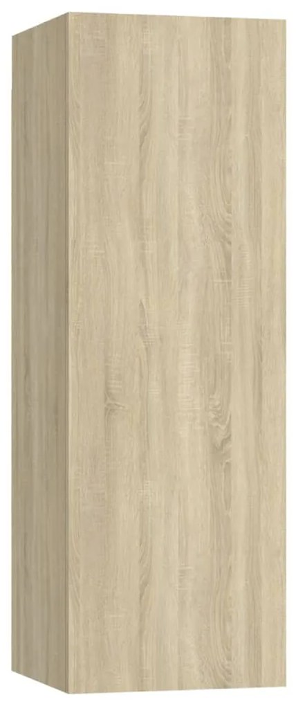 803350 vidaXL ТВ шкаф, дъб сонома, 30,5x30x90 см, инженерно дърво