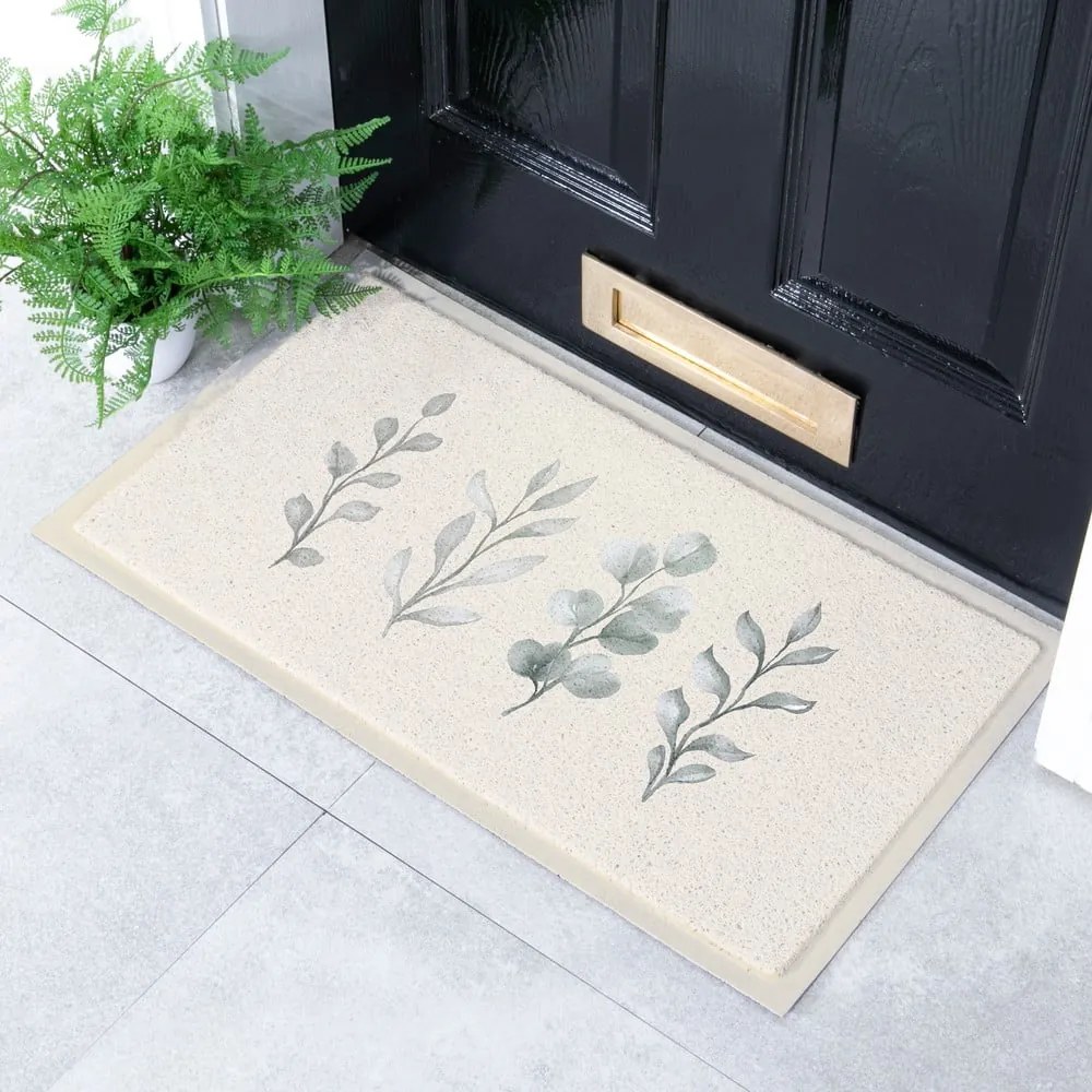 Изтривалка 40x70 cm Neutral Leaves – Artsy Doormats