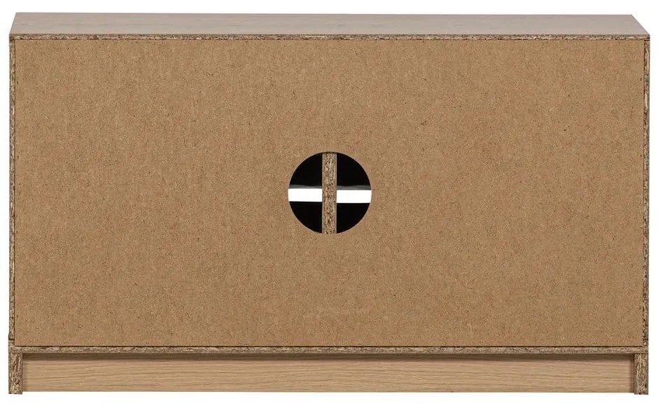 Модулна маса за телевизор с дъбов декор в естествен цвят 77x44 cm Modulair - vtwonen