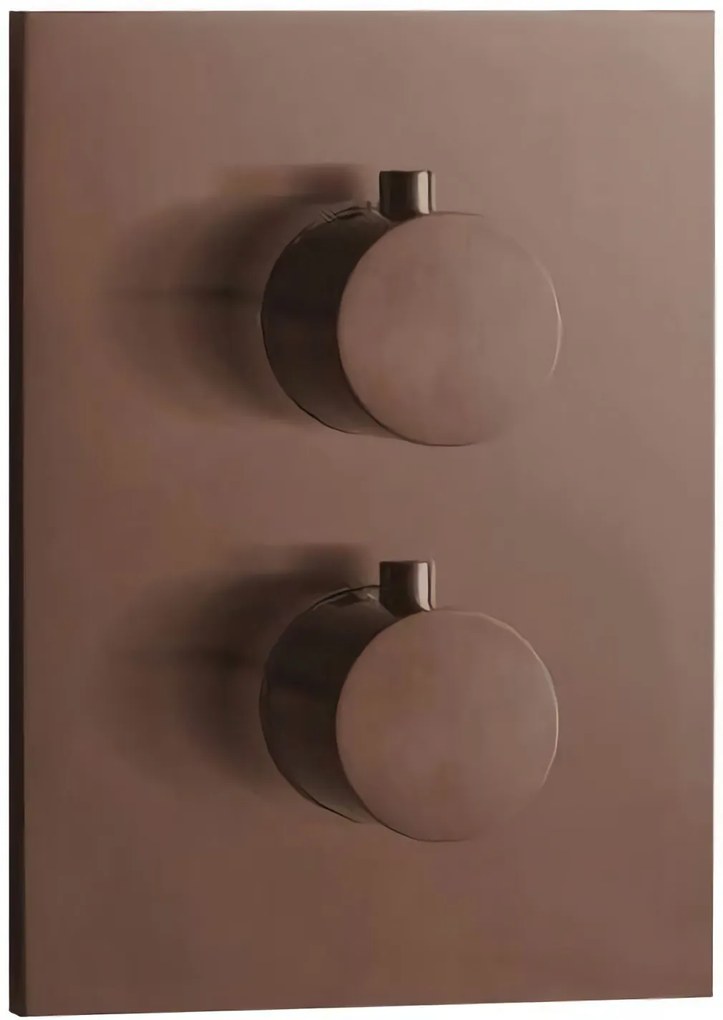 Външни части на Herzbach DESIGN iX-Bronze 3-out термостатна батерия