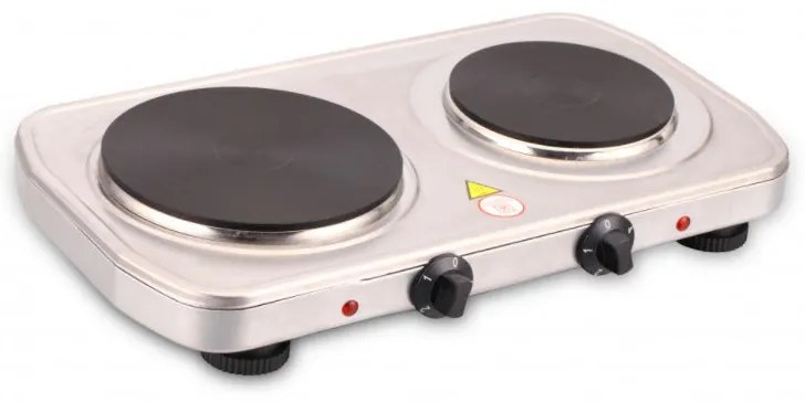 Двоен електрически котлон SAPIR SP 1445 ODRS, 2500W, Регулатор, Сребрист GS СЕРТИФИКАТ