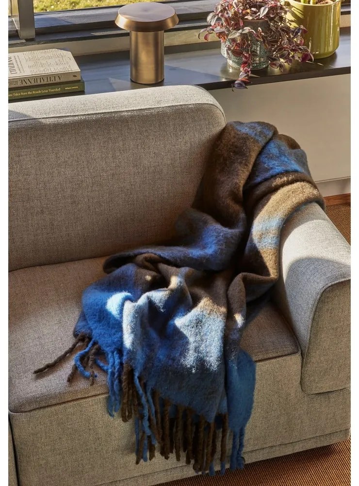 Кафява метална настолна лампа Keen - Hübsch