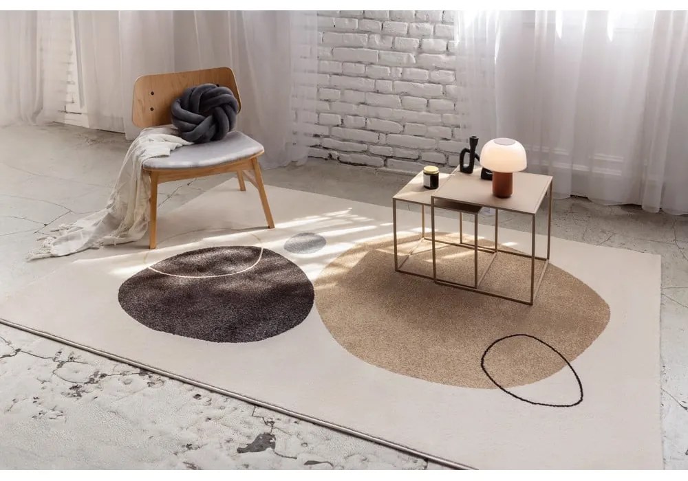 Бежов/кремав килим 80x150 cm Peblinne – Universal