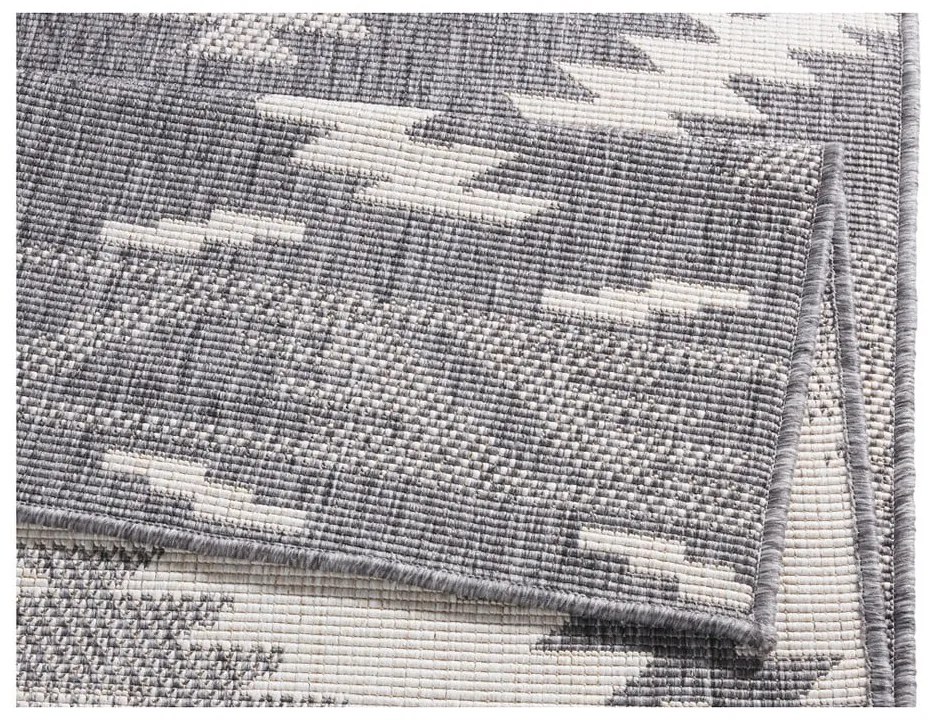 Сив и кремав килим на открито , 290 x 200 cm Malibu - NORTHRUGS