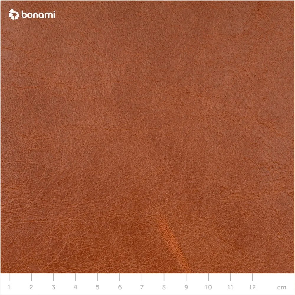 Червено-кафяв кожен диван , 240 cm Puzo - MESONICA