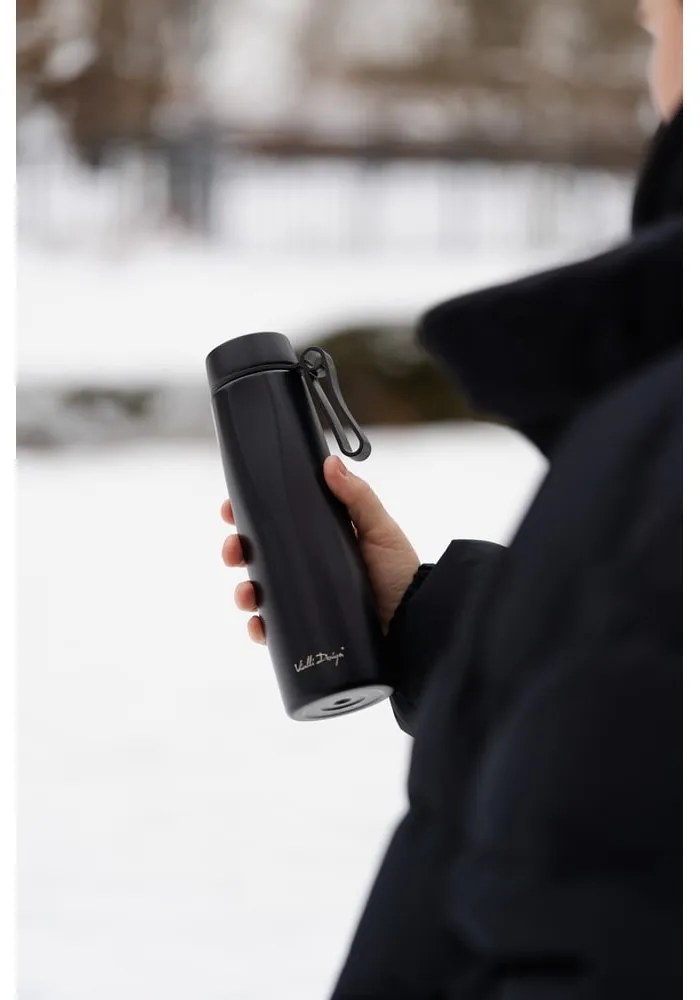 Черен термос 500 ml Fuori – Vialli Design