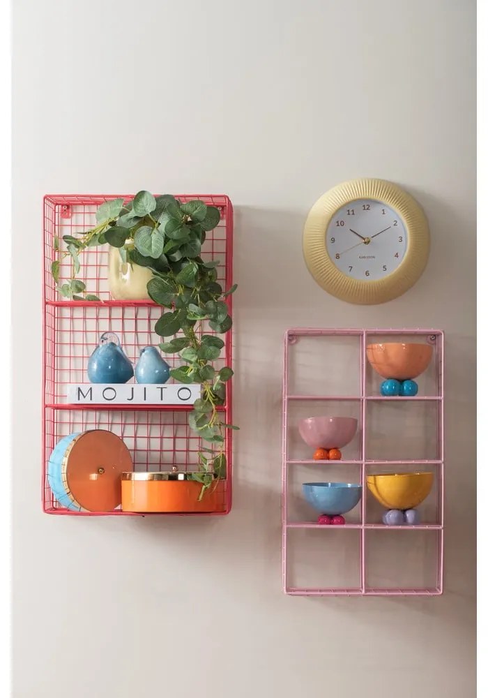 Стенен часовник ø 25 cm Tender Rib – Karlsson