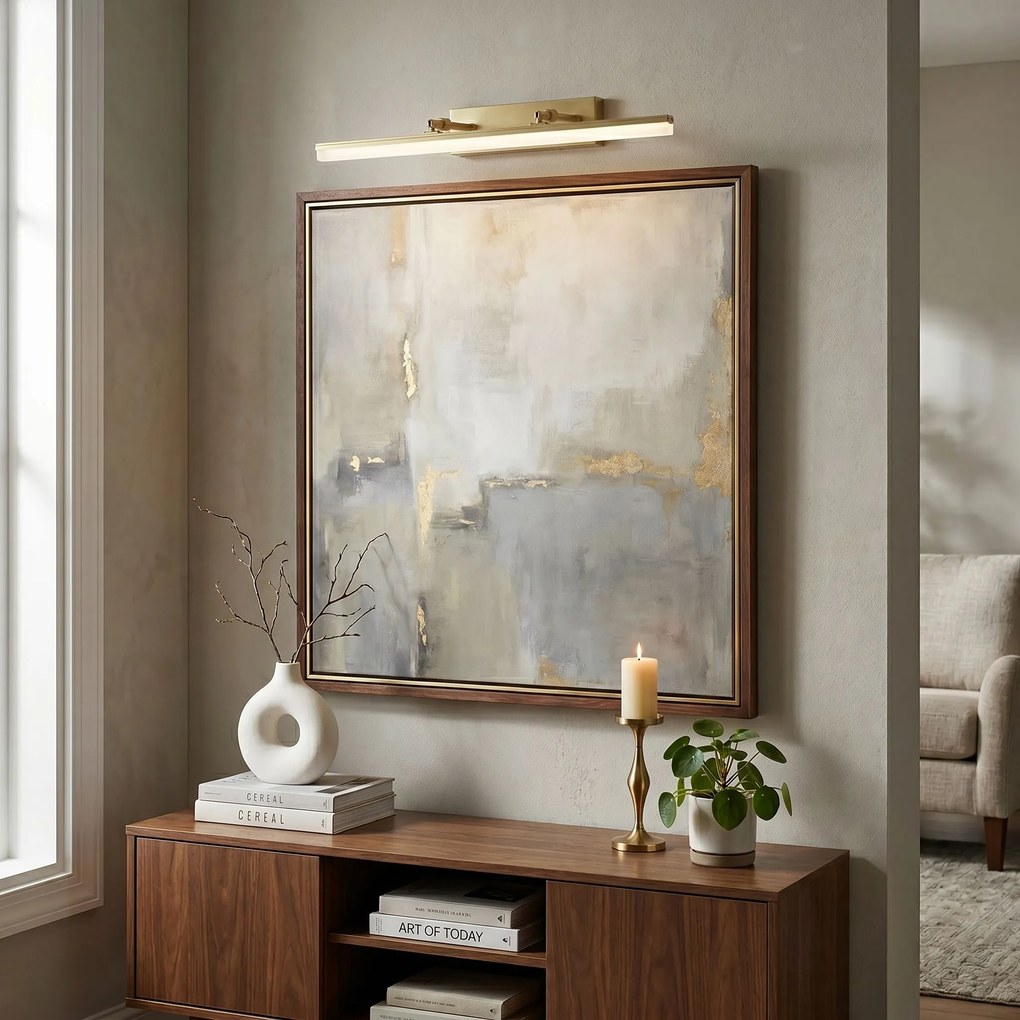 LED аплик за баня APP1876-1W 60cm BRUSH GOLD