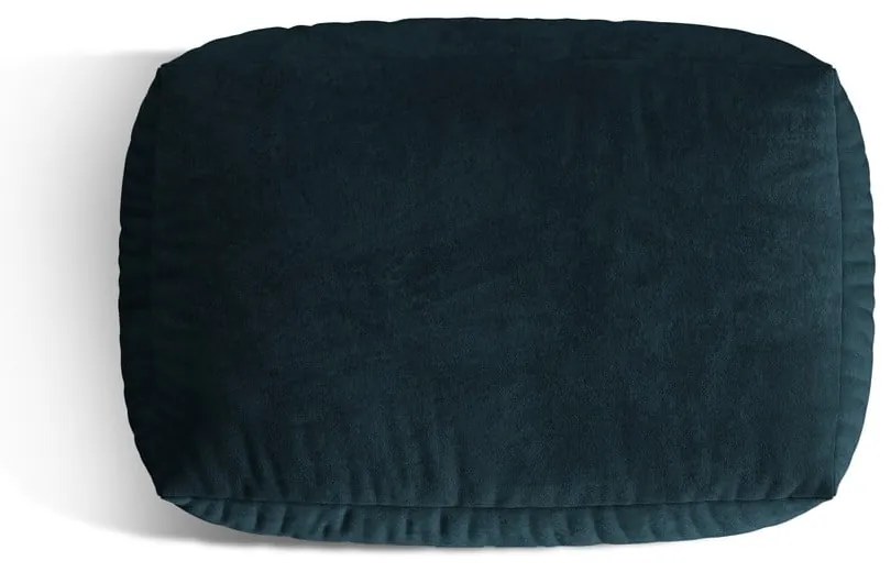Тъмносиня кадифена модулна табуретка Martina – Micadoni