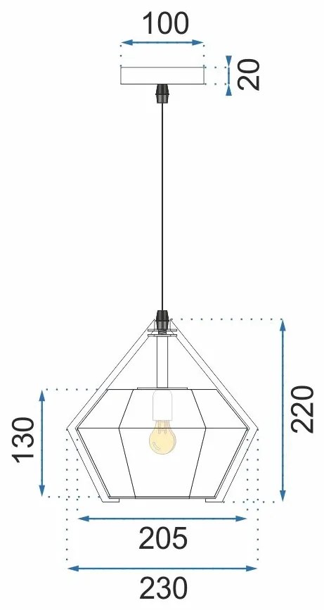 Пендел Diament Blue APP452-1CP