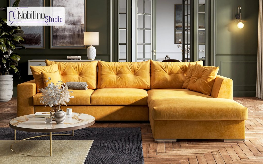 Разтегателен ъглов диван Рим