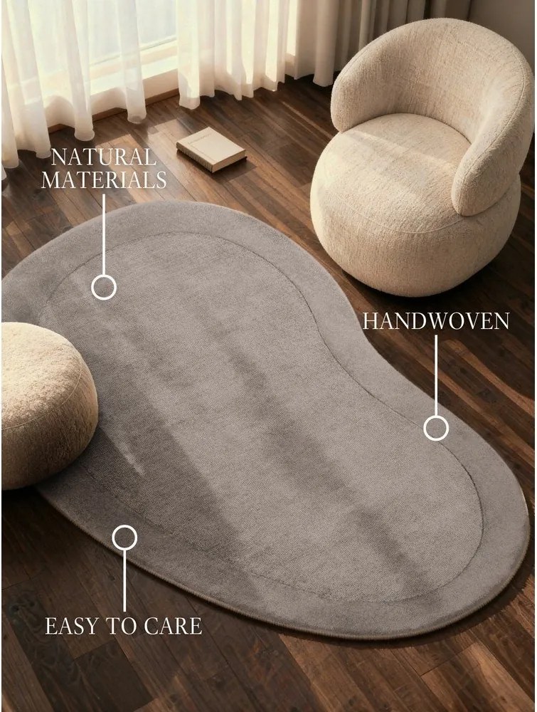 Сив ръчно изработен килим със смес от вълна 125x200 cm Kari Organic – Villeroy&amp;Boch