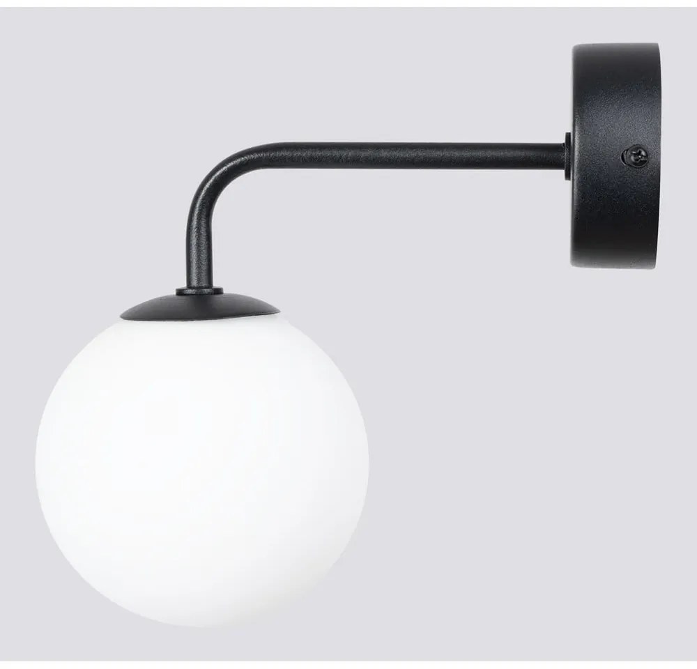 Черно-бяла стенна лампа Beam – Sollux