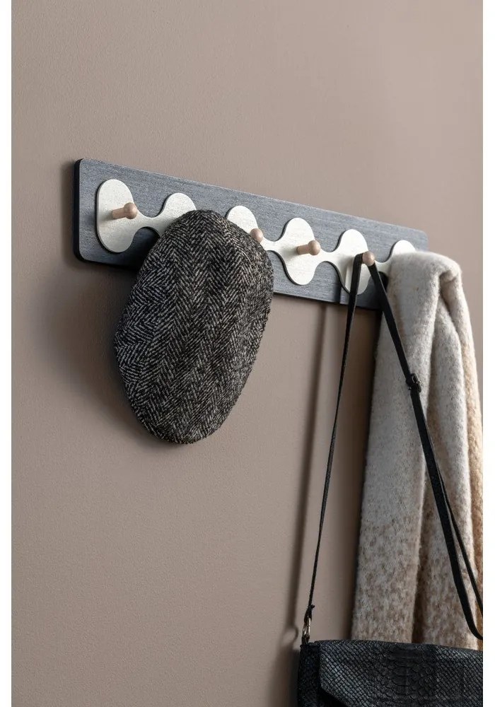 Черна стенна закачалка 60 cm Rizar – PT LIVING