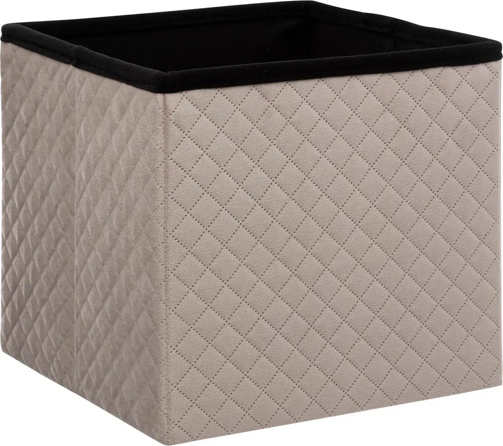 Сгъваем пуф 5five Mix & Modul, Кадифе, 31x31 cm - Бежов