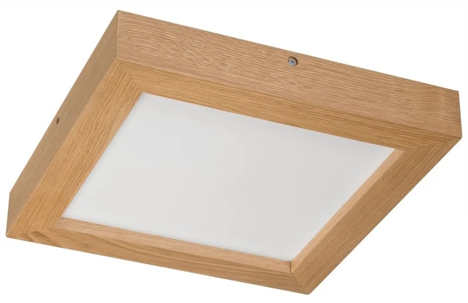 Brilagi-LED Димируема лампа WOODY FRAME LED/24W/230V дъб 30x30 cm IP44 + д.у.