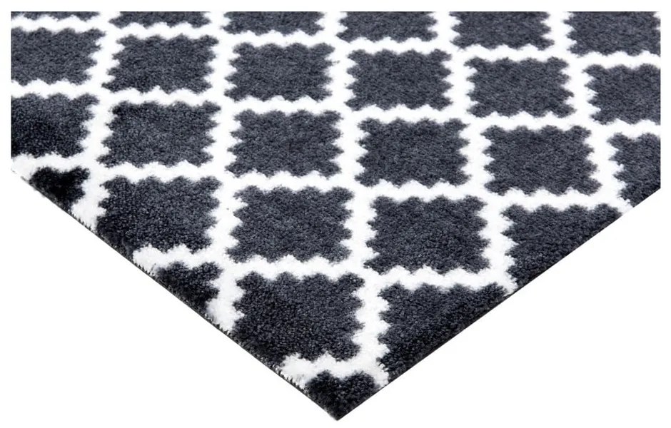 Черно-бяла изтривалка , 50 x 70 cm Elegance - Zala Living