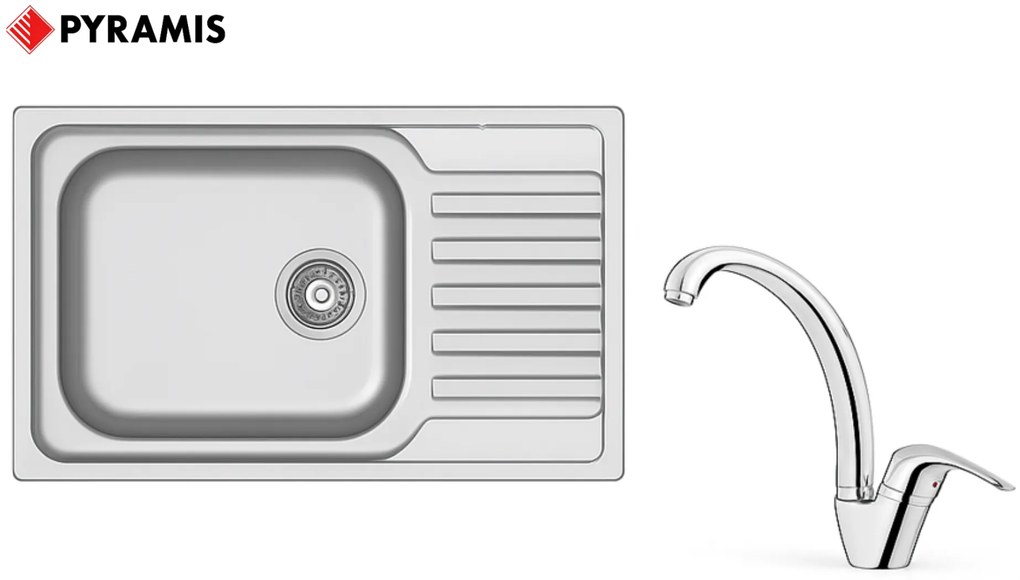 Мивка със смесител PYRAMIS INSET