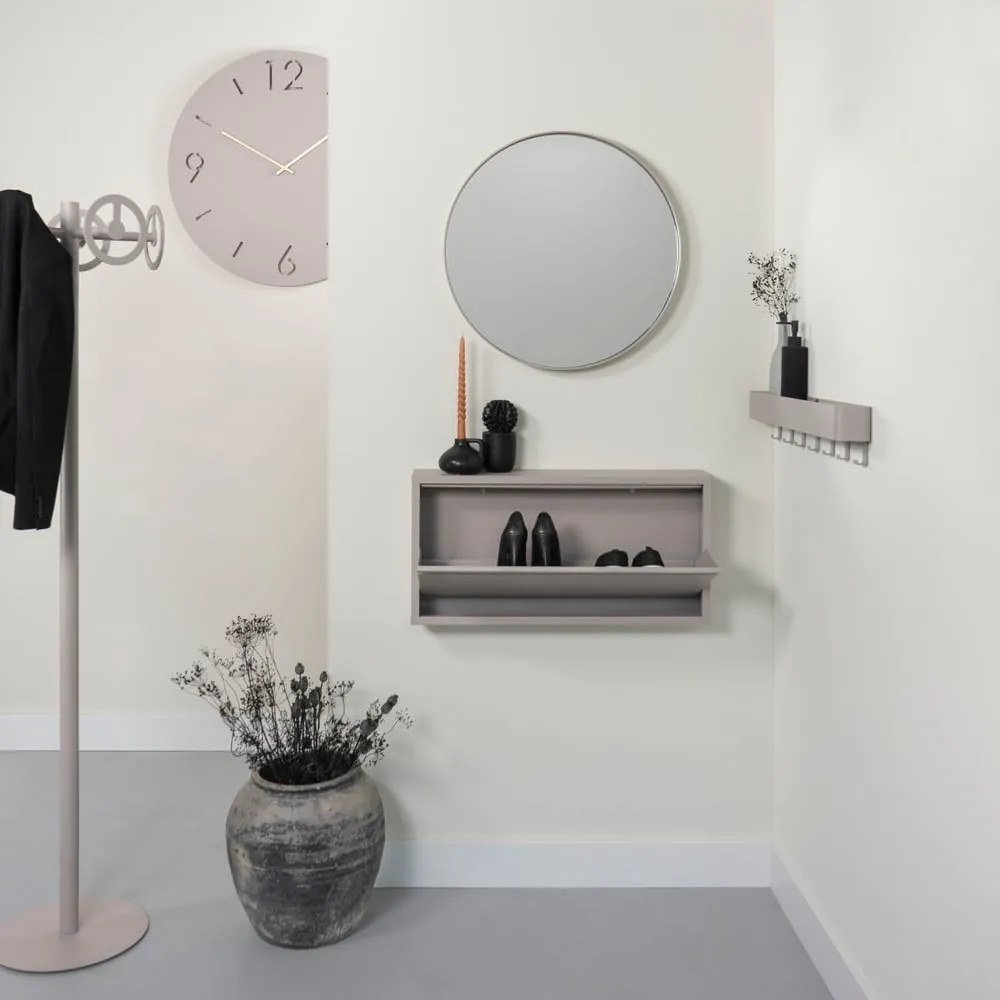 Сиво-бежова метална стенна закачалка с рафт Dax Play - Spinder Design