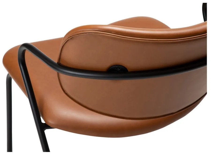 Кафяв фотьойл от изкуствена кожа в цвят коняк Zed - DAN-FORM Denmark