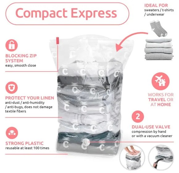 Вакуумни пликове в комплект от 3 бр. Express M – Compactor