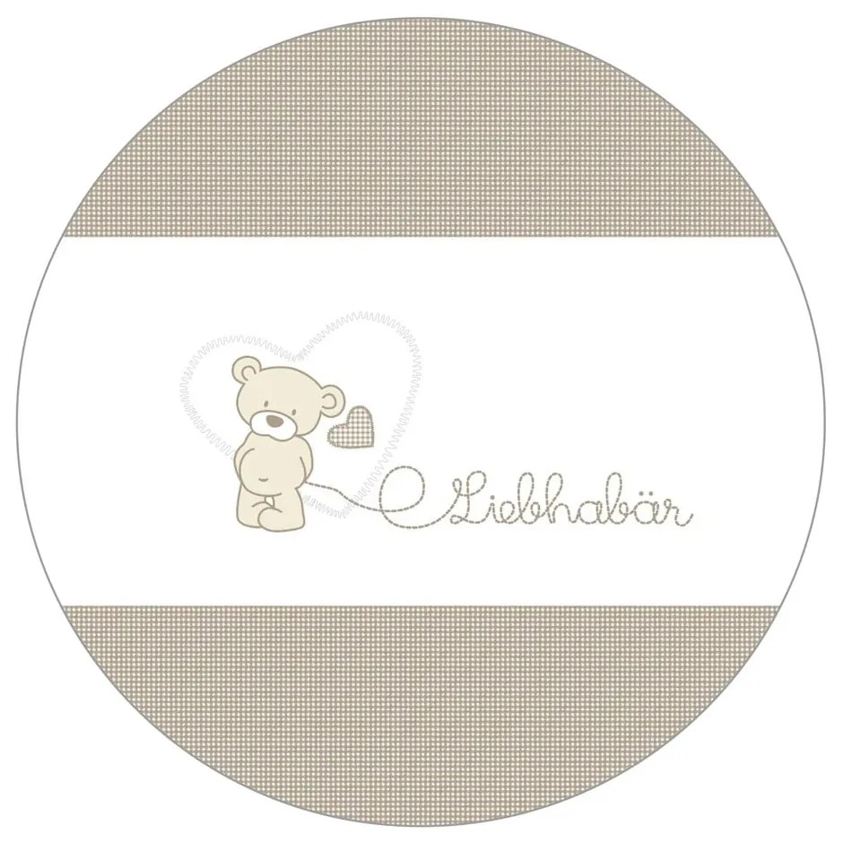 Детско легло на колела с балдахин в естествен цвят 60x120 cm Liebhabär - Roba