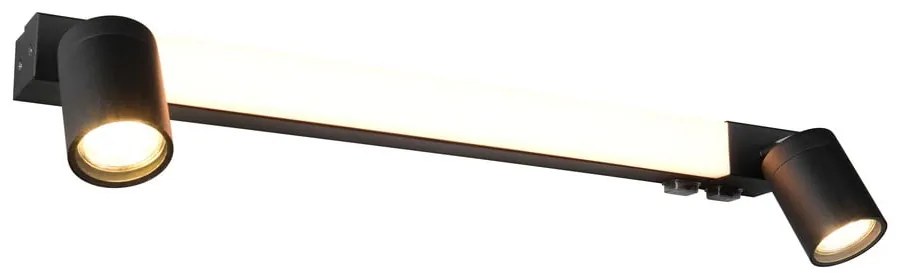 Матово черно LED стенна лампа Enrico – Trio