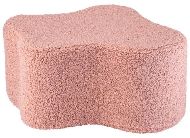 Розов детски пуф от букле Cloud – Wigiwama